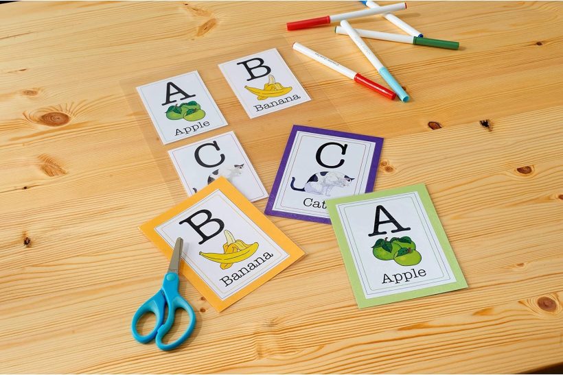 3M Scotch Self-Sealing Laminating Pouches, Bag Tags with Loops, Glossy, 5 Pouches (LS853-5G) - Image 8