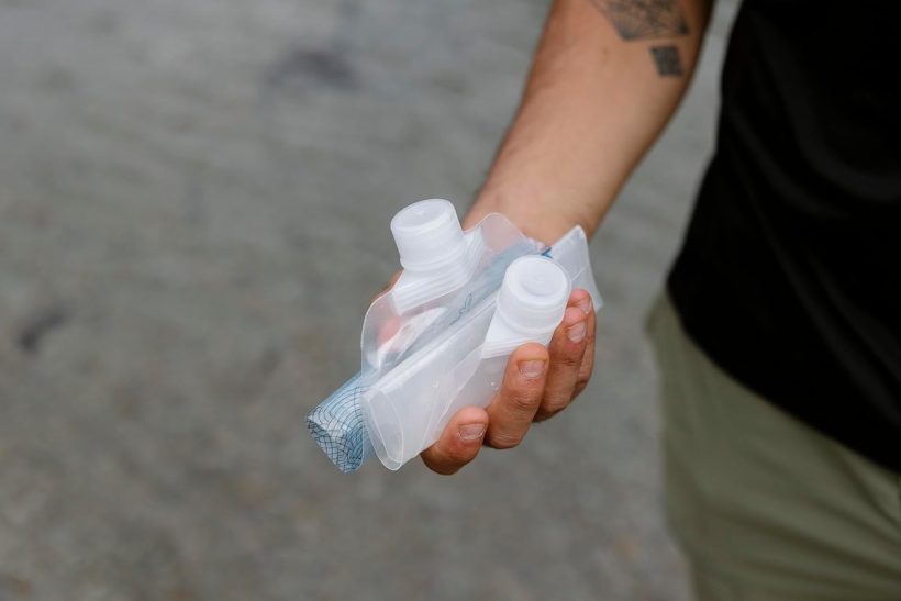 Platypus SoftBottle Collapsible Backpacking Water Bottle with Closure Cap - Image 3